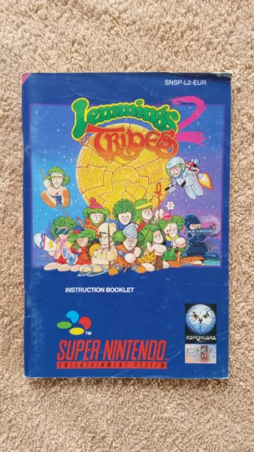 Notice Lemmings 2 Tribes Super Nintendo / pal euro / envoi gratuit