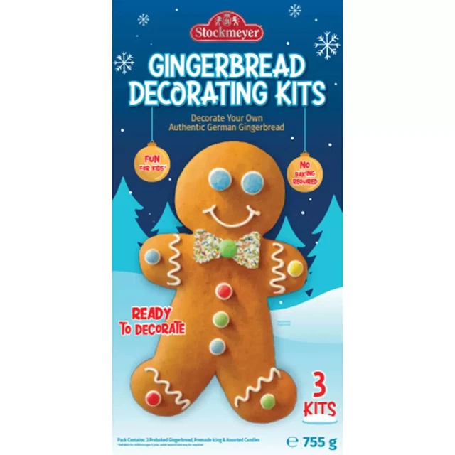 Kit decorazione pan di zenzero 755 g