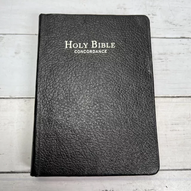 1962 World Holy Bible Old New Testament Concordance Red Letter Revised Standard