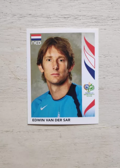 2006 Panini Edwin Van Der Sar Germany World Cup Netherlands Holland