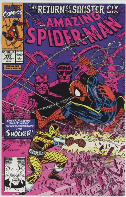 Amazing Spider-Man #335 Marvel 1990 Sinister Six Eric Larsen