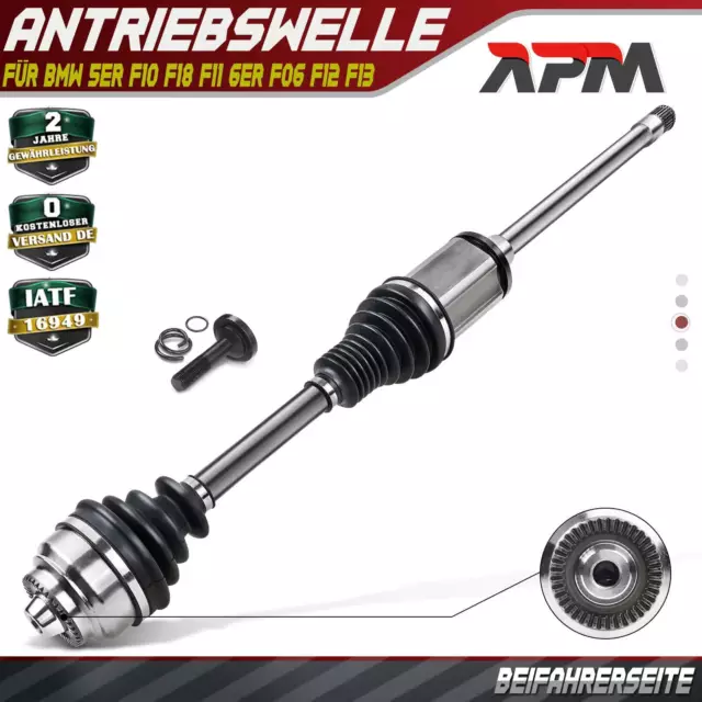 Antriebswelle Vorne Rechts für BMW 5er F10 F18 F11 6er F06 F12 F13 2.0 3.0 09-18