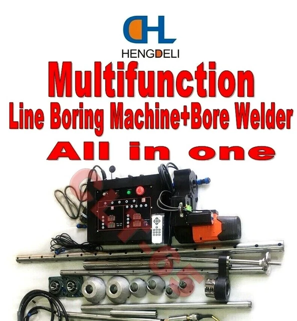 Portable Line Boring+Welding Machine Excavating Welder Borer Machinery Tool HD50