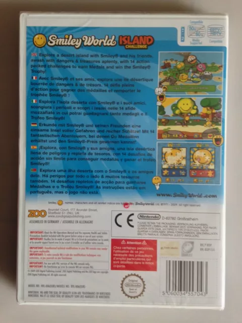 Smiley World Island Challenge authentique scellé en usine UK PAL neuf 2