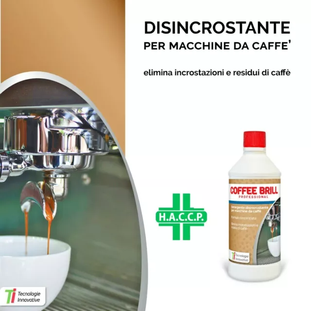 TECNOLOGIE INNOVATIVE - COFFEE BRILL Disincrostante Macchine da Caffè 750  ml EUR 13,80 - PicClick IT