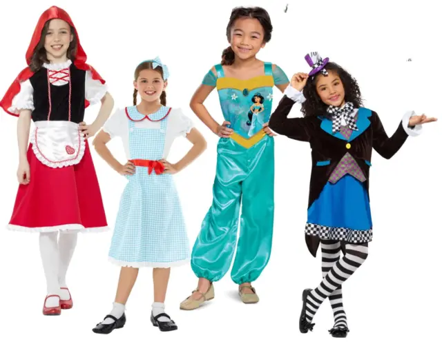 Princesa de Cuento de Hadas Disfraces Niña Día Del Libro Cuento Disfraz Infantil