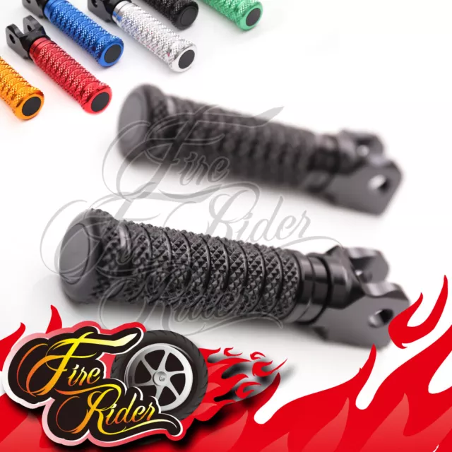 CNC Anti-slip Black Racing Rider Foot Pegs Fit Aprilia RSV4 2009-2017 16 15 14