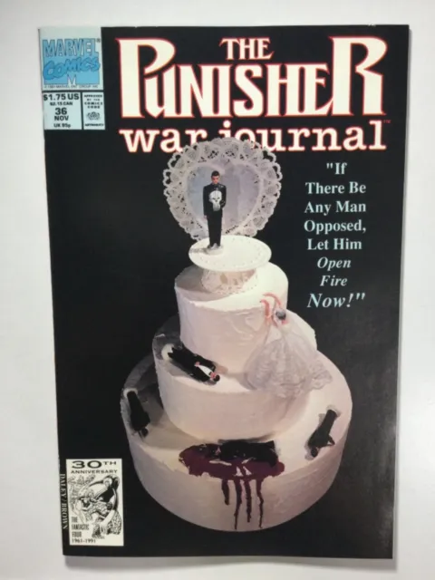 Marvel Comics The Punisher War Journal Vol. 1 #36 (1991) Nm Comic