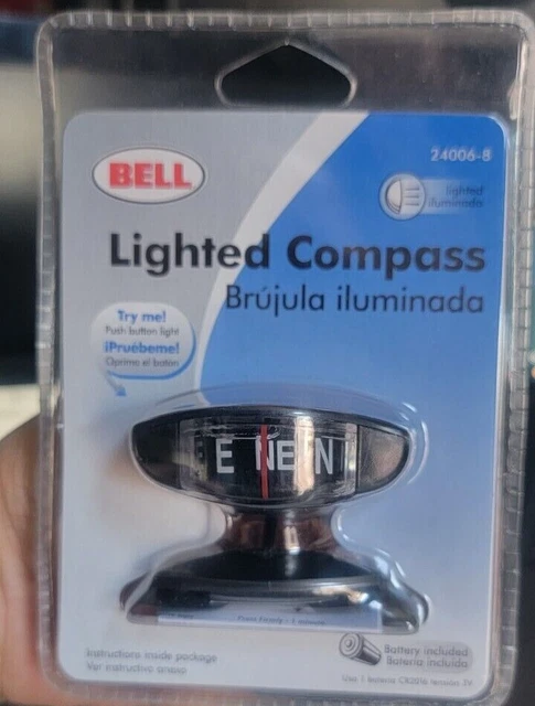 **NEW** Bell Automotive 24006-8 Lighted Compass Free Shipping