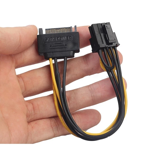 Câble D'alimentation De Carte Graphique Dual SATA15p Vers 8P, Câble D