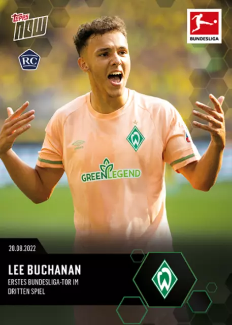 ➠ Topps Now Bundesliga 2022/23 #24 Lee Buchanan - SV Werder Bremen (DE)