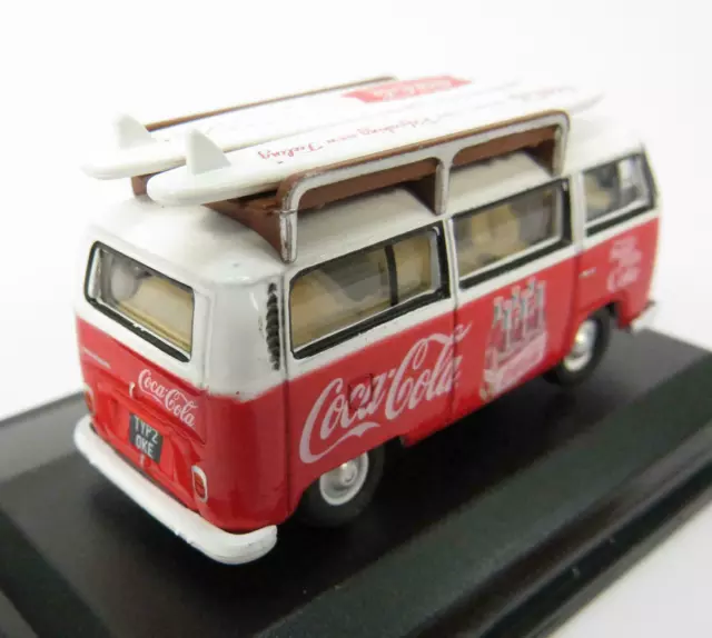 Nuevo En Caja Motor Oo Oxford 1:76 76Vw030Cc Vw Bay Window Bus/Furgoneta Coca-Cola 2