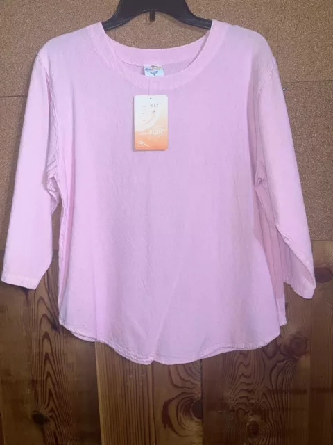 Pink Sea Breeze NWT Cotton Top Size S