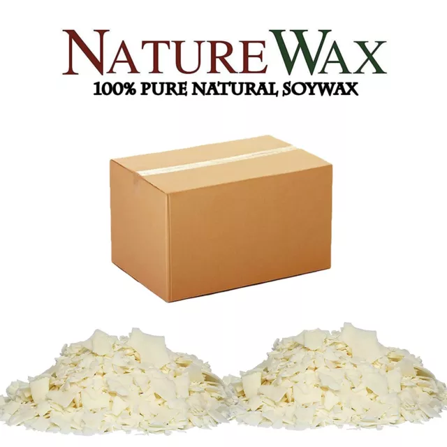 50G-10KG Soy Soya Wax Flakes 100% Pure, Clean Burning, No Soot, Natural Soy Wax