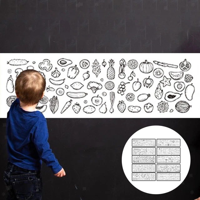 Rotolo Carta Da Colorare Unicorno - 10 Fogli 150x300cm Per Bambini Creativi - Foto 10