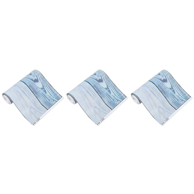 3 rollos de azulejos de vinilo fijados pegatinas vintage tablero de papel tapiz 3D