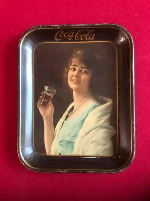 1923, Coca-Cola, "Flapper Girl" Serving Tray (Scarce / Vintage)