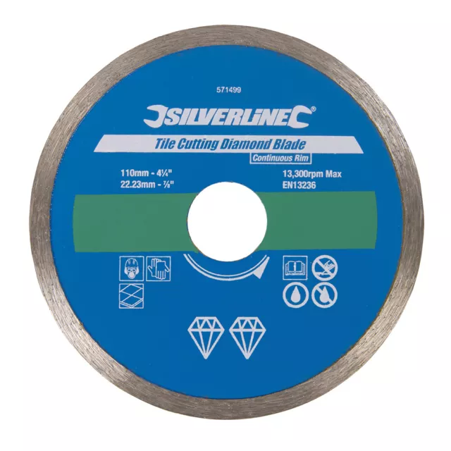 Tile Cutting Disc Diamond Blade 110mm, 115mm, 180mm, 200mm.