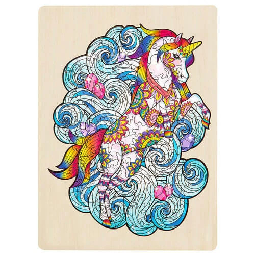 UNICORN Wooden Jigsaw Puzzle FREE Global Shipping