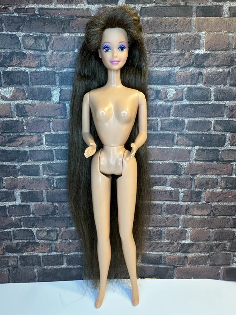 Brunette Barbie Dolls Barbie Teresa 1990 1991 TOTALLY HAIR Barbie