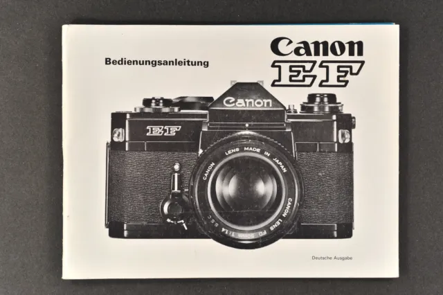 Canon EF manuale d'uso