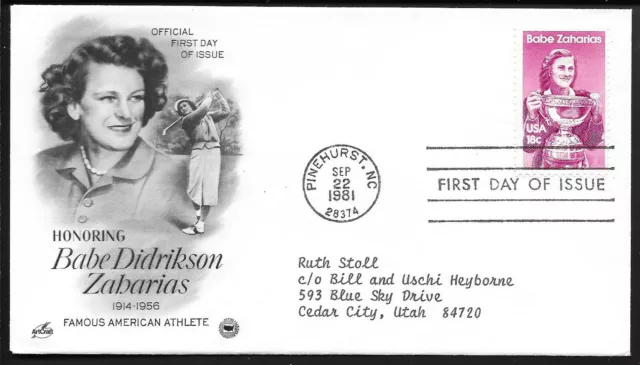 r212 USA/ Golf MiNr 1504 FDC