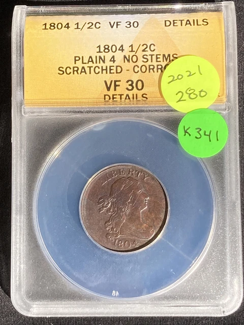 1804 Half Cent K341