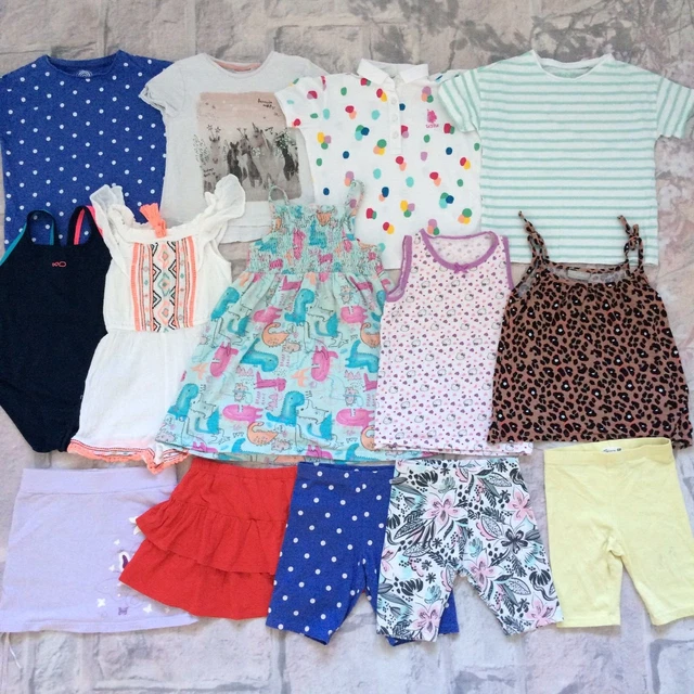 Girls Clothes Bundle 5-6 Years Next H&M TU Etc Dress Top Swim wear Shorts Etc