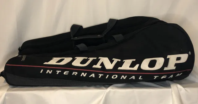 Dunlop International Team Tennis Duffle Bag holds multiple raquets