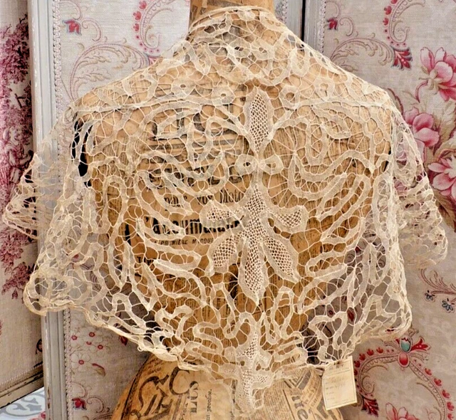 Châle En Dentelle Brodée Pour Mariage - écharpe Légère En Polyester - Accessoire De Cérémonie