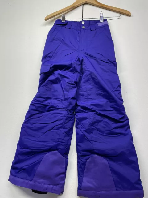 Columbia Bugaboo Purple Snow Pants Omni-Tech Outgrow Youth Size Small (8) EUC