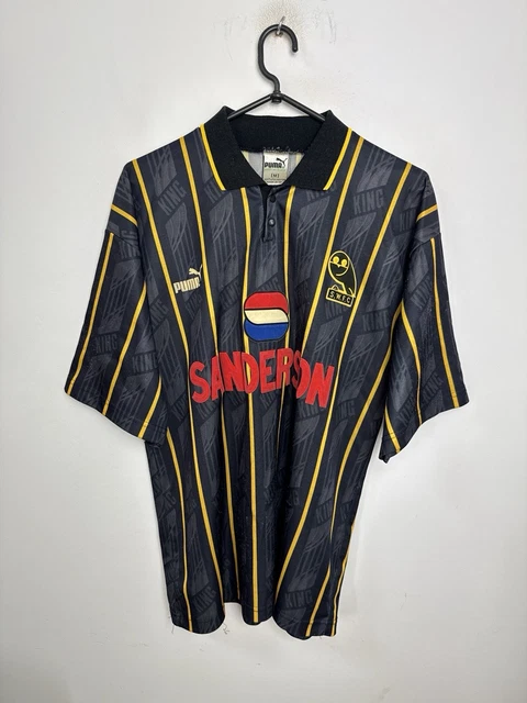 ウェア 93~95 sheffield wednesday PUMA away wear Puma 1993-95 Sheffield Wednesday Match Issue Away Shirt
