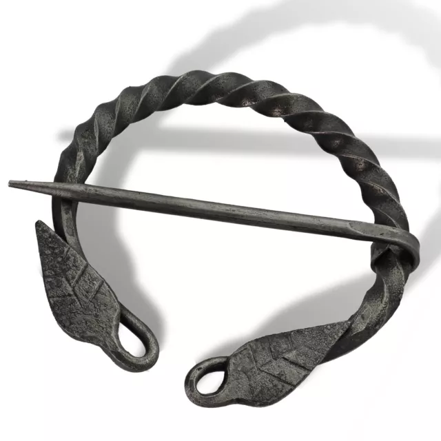 Medieval Style Hand Forged Decorative Natures Bounty Viking Brooch Jewelry