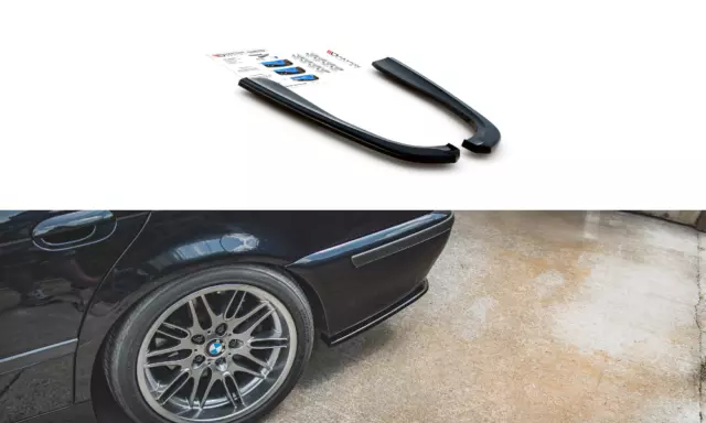 CUP Diffusor Seiten Ansatz SCHWARZ für 5er BMW E39 M5 Heckansatz Heckstoßstange