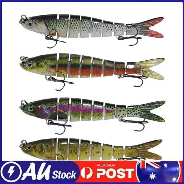 140mm 8 Section Multi Jointed Swimbait Fishing Lures Bass Crankbaits Swimbaits