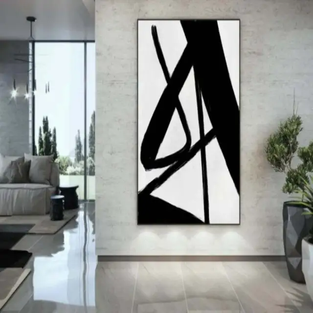 Geometric Wall Art Framed Abstract Prints Modern Picture Home Wall Décor  Artwork