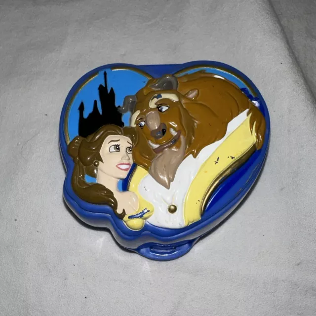 Disney Beauty and the Beast Polly Pocket Bluebird 1995 Compact