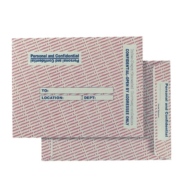 Confidential Envelopes, 10"x13",100/BX, Gray Kraft RD/BE