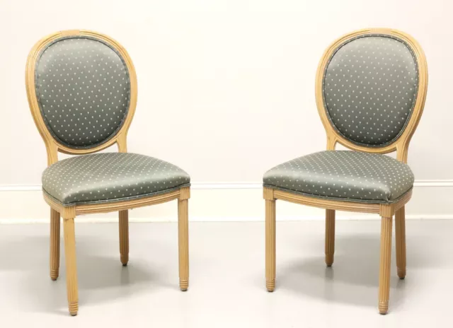 AMERICAN OF MARTINSVILLE French Provincial Louis XVI Dining Side Chairs - Pair B AMERICAN OF MARTINSVILLE French Provincial Louis XVI Dining Side Chairs - Pair B