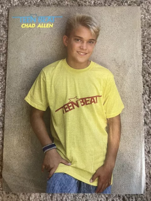 RARE 80S YOUNG ACTOR CHAD ALLEN IN YELLOW TEEN BEAT Magazine Clippings ...