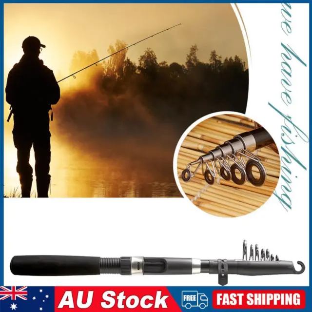 Portable Fishing Rod Tackle Sea Pole Accessories for Ocean Lake Reservoir (3.0m)