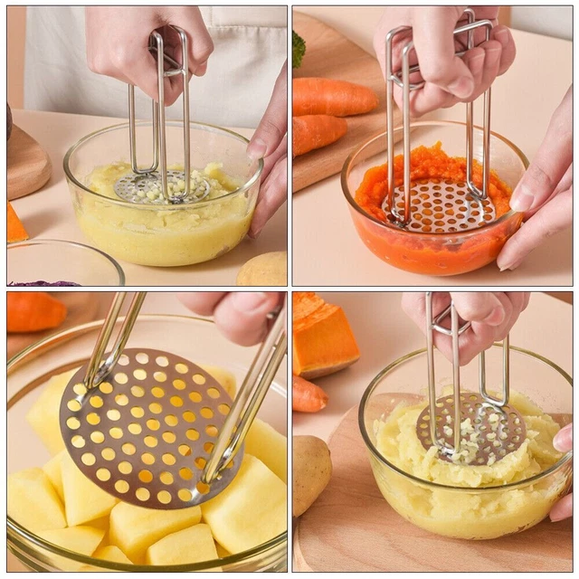 Masher Mashed Potatoes Presser Hand Potato Smasher Fruit Squash Manual Juicers