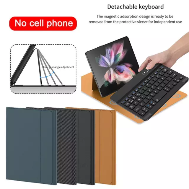 Bluetooth Wireless Folding Keyboard and Mouse Set For Samsung Galaxy Z Fold 4 H0