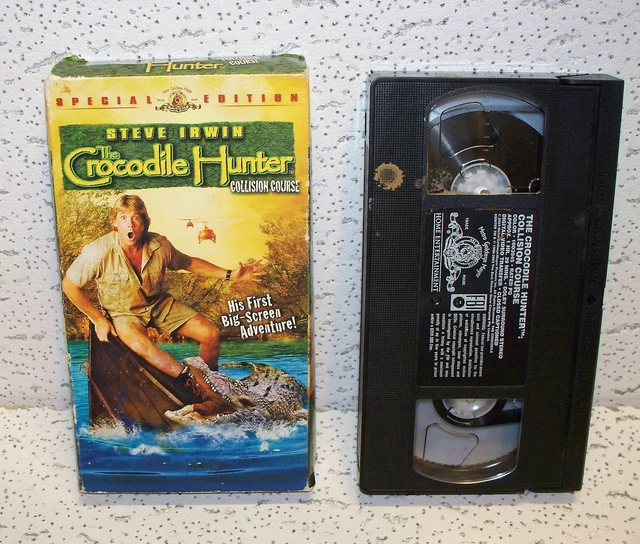 THE CROCODILE HUNTER Collision Course VHS Video Tape Out Of Print Steve ...