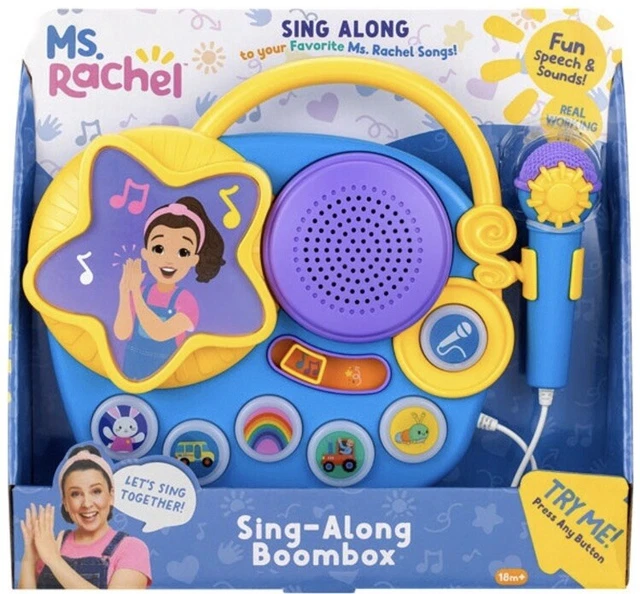 MS. RACHEL BOOMBOX Sing-Along Karaoke Singing Musical Toy Playset for ...