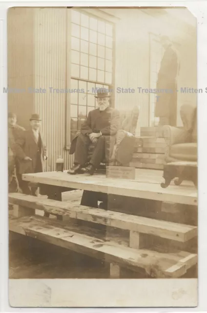 Railroad train worker retirement, Penbrook, Pennsylvania; photo postcard RPPC