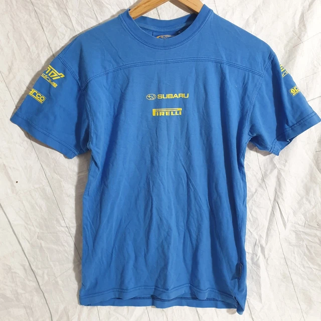 SUBARU WORLD RALLY Team Official Merchandise Size S T-Shirt £20.00 - UK