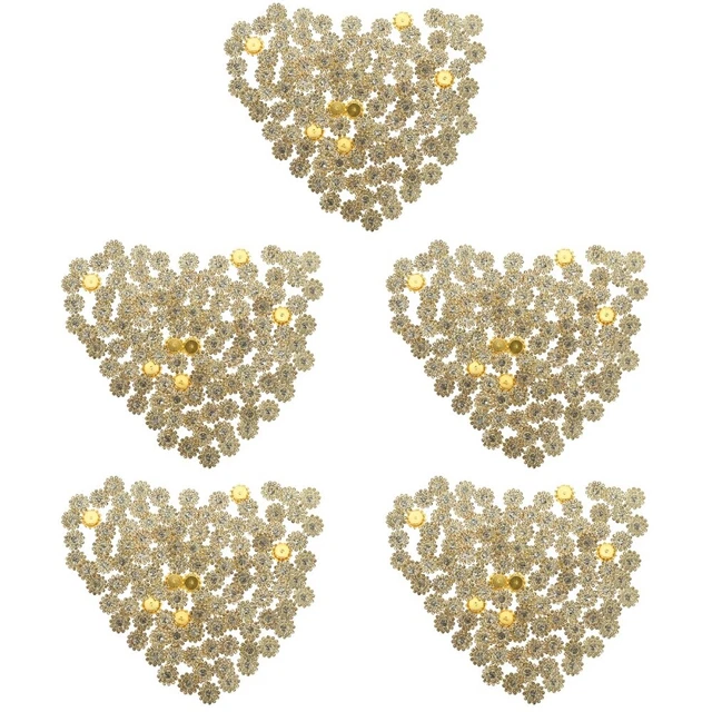 5 bolsas hágalo usted mismo adornos artesanales de estrás plano diamantes de imitación