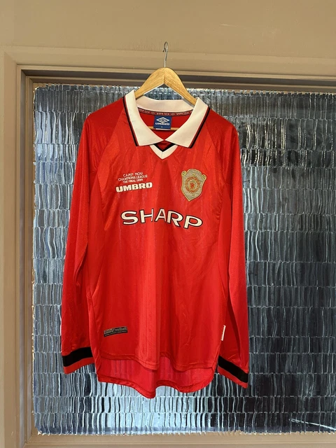 Vintage Manchester United 1999-2000 XL Hommes Troisième Football