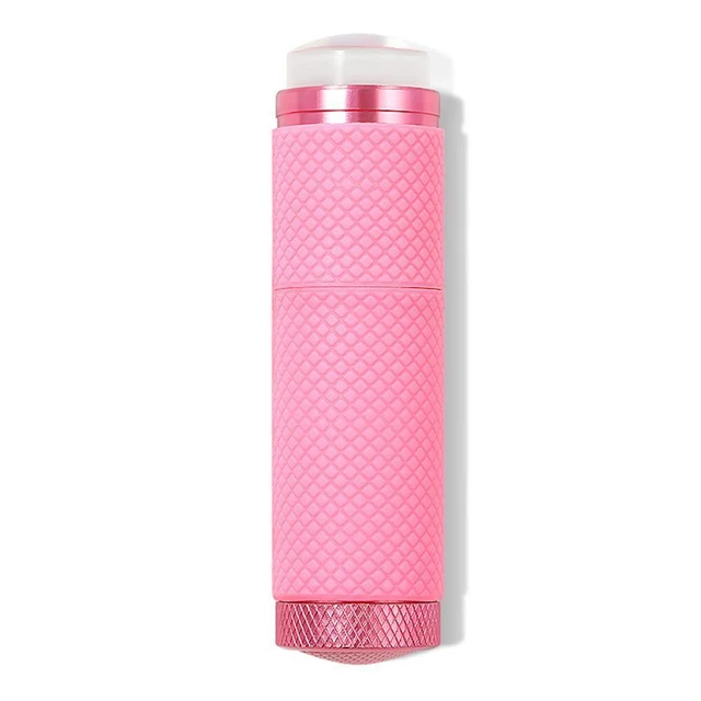 Secador de uñas mini linterna LED cabezal de estampado de silicona secador de uñas 22 estampillas W2B6